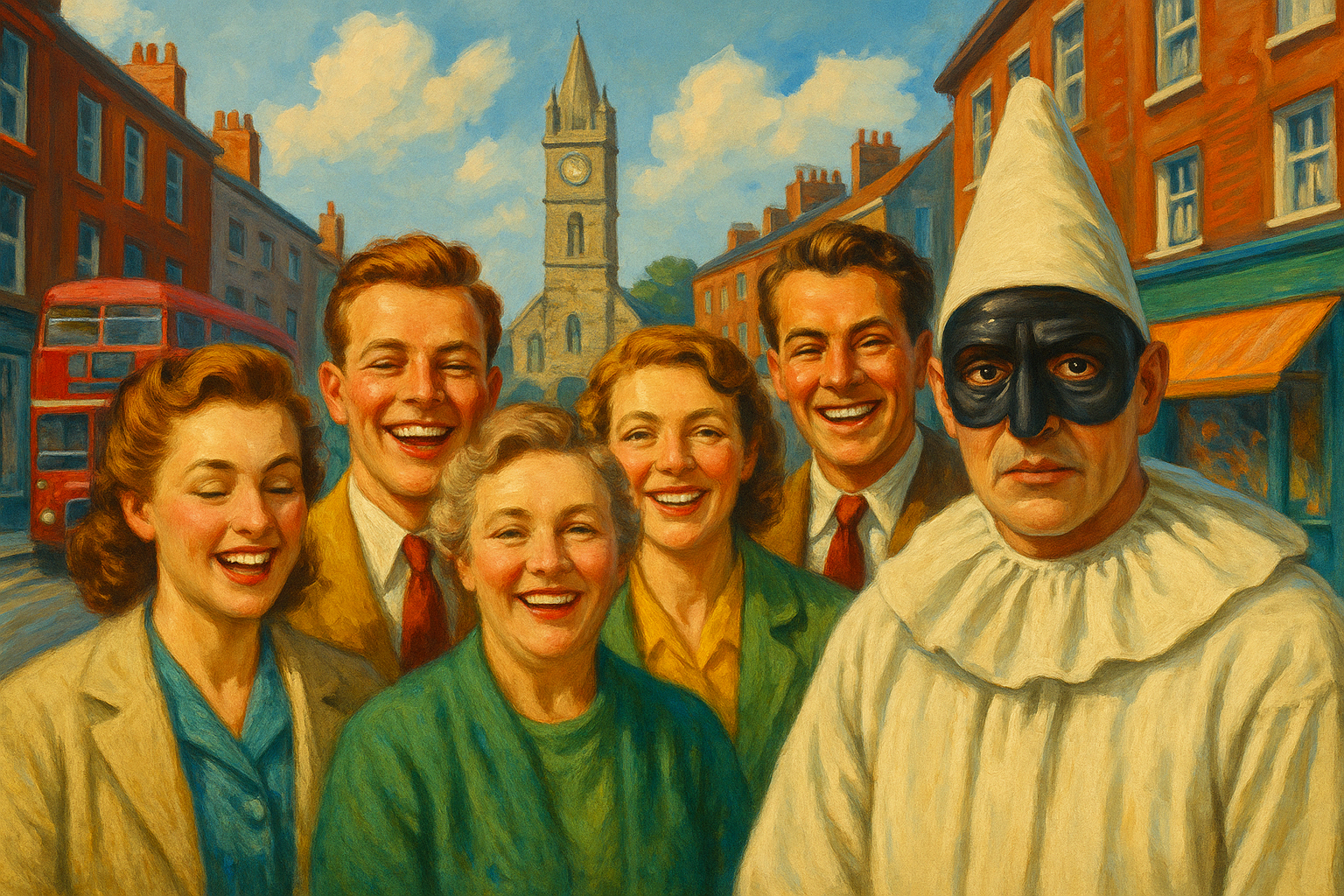 Pulcinella influence in Luthric digital identity